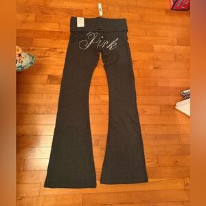 Victoria’s Secret Pink bling flare leggings